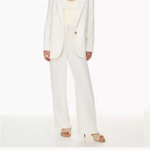 Aritzia Wilfred effortless pants white 8 tall